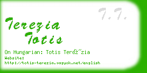 terezia totis business card